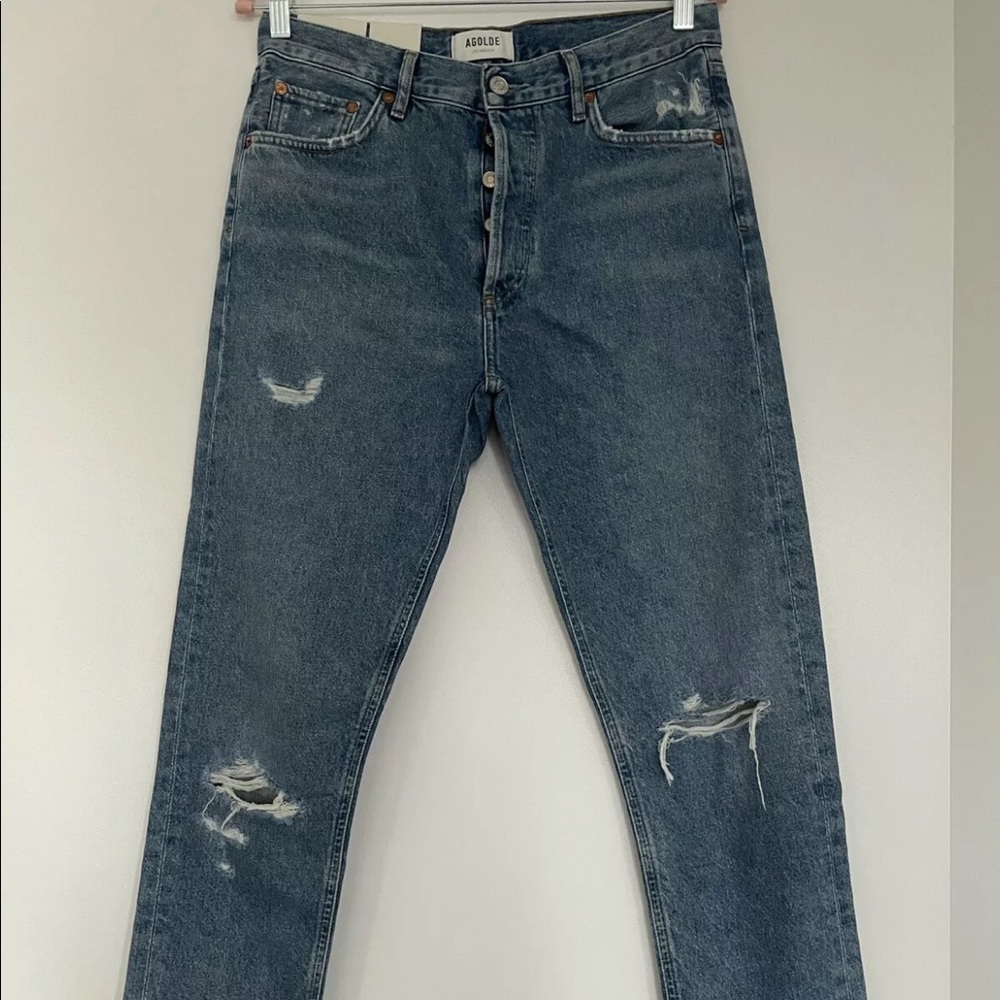 Agolde Jamie High Rise Straight Leg Jean, size 28